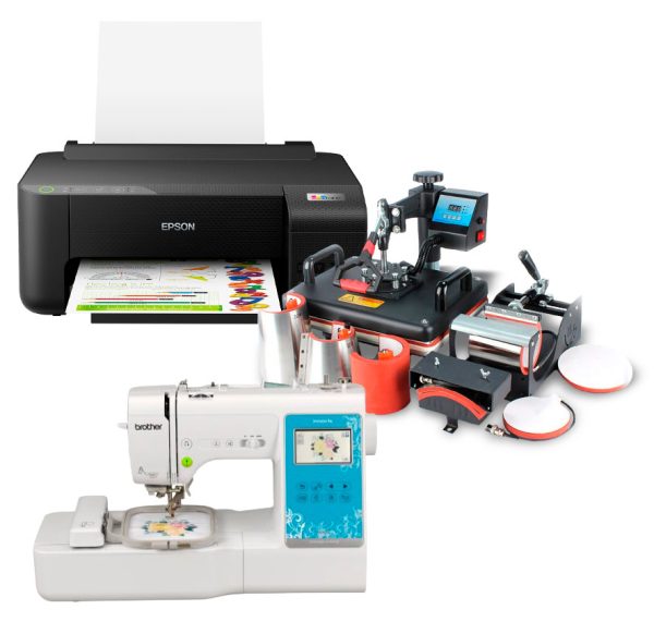 Impresora Epson L1250 + Bordadora Brother NV970L + 8 en 1