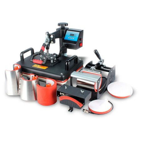 Prensa térmica multifuncional 8 en 1