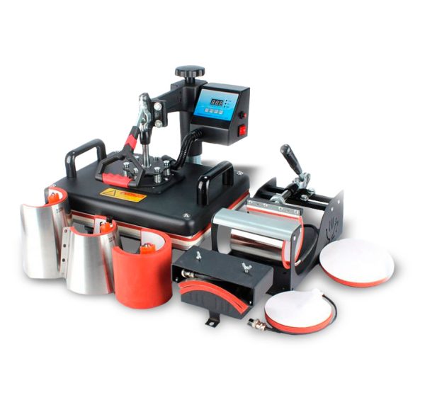 Prensa térmica multifuncional 8 en 1